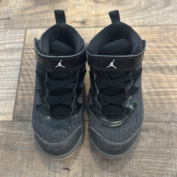 Kids Jordan Super Fly 3 BP Shoes Black Size 11 Boys Great Condition - Picture 4 of 6